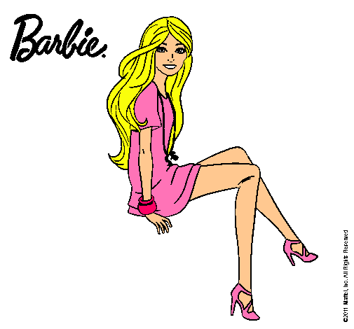 Barbie sentada