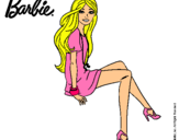 Dibujo Barbie sentada pintado por llllllllllll