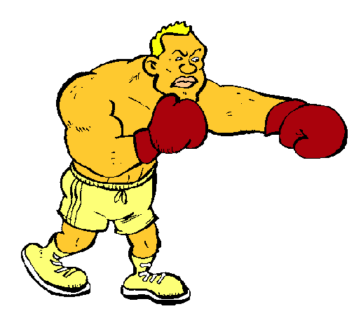 Dibujo Boxeador pintado por NATALYPM