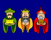 Dibujo Los Reyes Magos 4 pintado por sakuragarz
