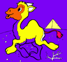 Dibujo Camello pintado por selio