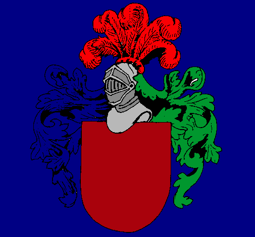 Escudo de armas y casco