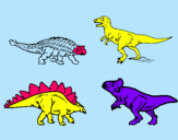 Dibujo Dinosaurios de tierra pintado por anuar