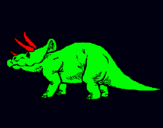 Dibujo Triceratops pintado por edgaruruet