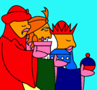 Dibujo Los Reyes Magos 3 pintado por 1carmen 