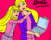 Dibujo El nuevo portátil de Barbie pintado por CORAIMA_DI