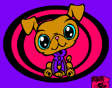 Dibujo Perrito Littlest Pet Shop pintado por Adriana7