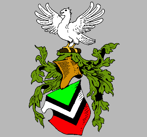 Escudo de armas y aguila 