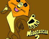 Dibujo Madagascar 2 Alex 2 pintado por alaaaan