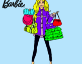 Dibujo Barbie de compras pintado por u7r67ujhy