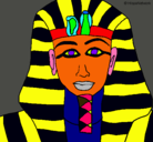 Dibujo Tutankamon pintado por gonzaloferre