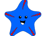 Dibujo Estrella de mar pintado por jgdvjhvjhdsf