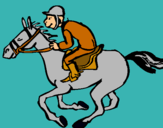 Dibujo Carrera de caballos pintado por lucas92684