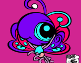 Dibujo Mariposa Littlest Pet Shop pintado por florch