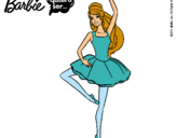 Dibujo Barbie bailarina de ballet pintado por wilipi