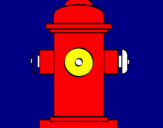 Dibujo Boca de incendio pintado por jannet