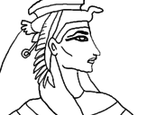 Dibujo Faraón pintado por faraon