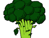 Dibujo Brócoli pintado por jesusito23