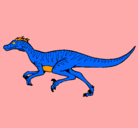 Dibujo Velociraptor pintado por BUDDY