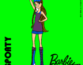 Dibujo Barbie Fashionista 4 pintado por florangima