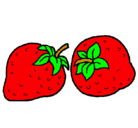 Dibujo fresas pintado por ammimmimmhg