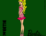 Dibujo Barbie Fashionista 6 pintado por florangima