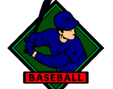 Dibujo Logo de béisbol pintado por Dack