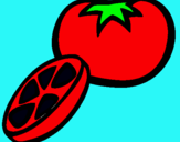 Dibujo Tomate pintado por shirleyn