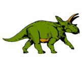 Dibujo Triceratops pintado por Tatan04