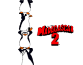 Dibujo Madagascar 2 Pingüinos pintado por Madrid