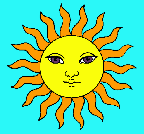 Dibujo Sol pintado por valenanzui