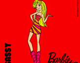Dibujo Barbie Fashionista 2 pintado por florangima