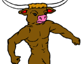 Dibujo Cabeza de búfalo pintado por AITOR3C