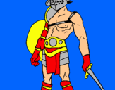 Dibujo Gladiador pintado por marcos21