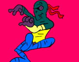 Dibujo Momia bailando pintado por mombomomia