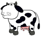 Dibujo Vaca pensativa pintado por ESLURPIAJA