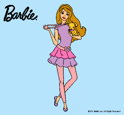 Barbie y su mascota