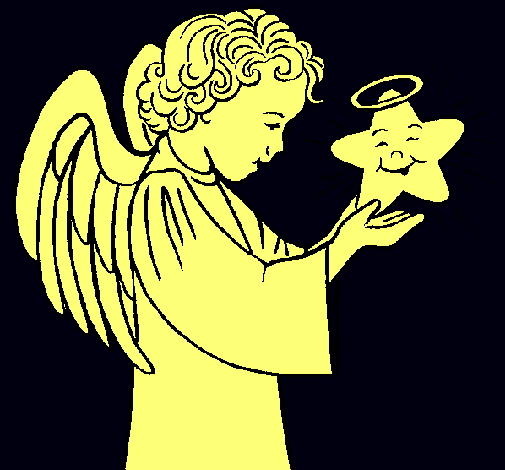 Ángel y estrella