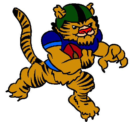 Dibujo Jugador tigre pintado por eduar 