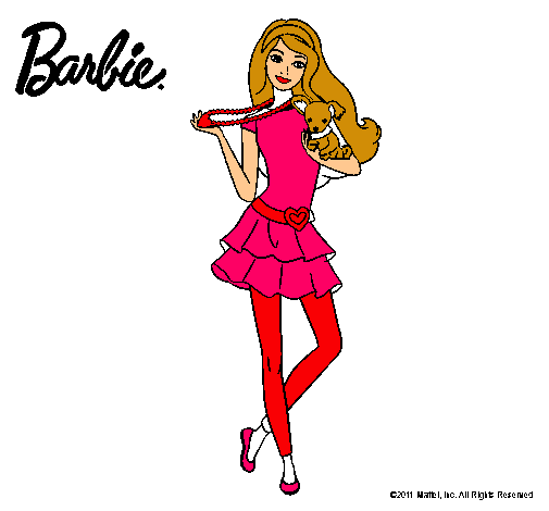 Barbie y su mascota