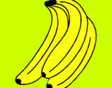 Dibujo Plátanos pintado por winston