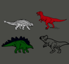 Dibujo Dinosaurios de tierra pintado por acul