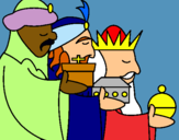 Dibujo Los Reyes Magos 3 pintado por nebur