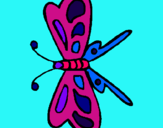 Dibujo Mariposa pintado por aurita