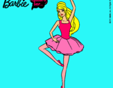 Dibujo Barbie bailarina de ballet pintado por htttwd