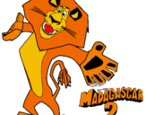 Dibujo Madagascar 2 Alex 2 pintado por lindan