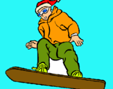 Dibujo Snowboard pintado por xavi-7