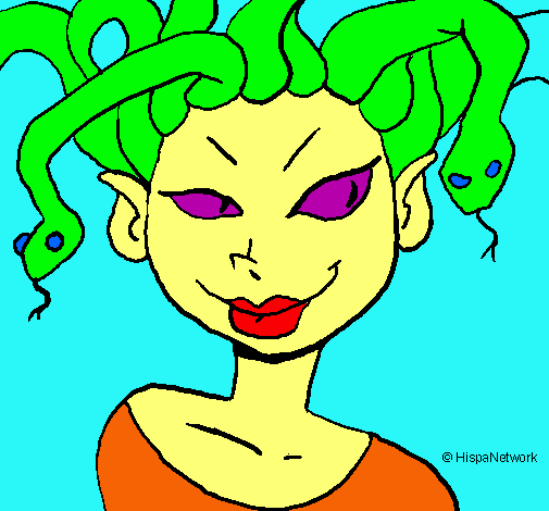 Mujer medusa