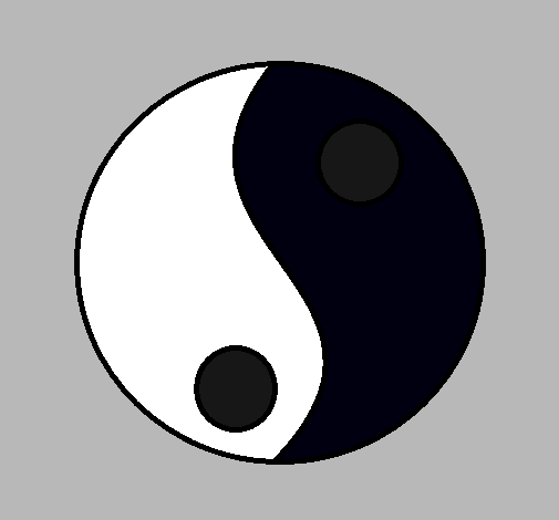 Dibujo Yin y yang pintado por Adam6227