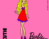 Dibujo Barbie Fashionista 3 pintado por florangima